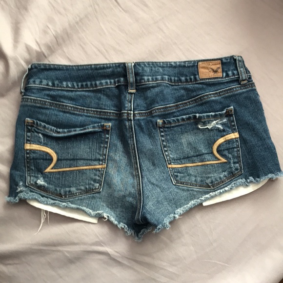 American Eagle “Shortie” Jean shorts. US size 8. “Stretch” - Picture 2 of 2